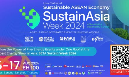 SETA 2024 และ SustainAsia Week 2024 มหกรรมพลังงานและเทคโนโลยีที่ยิ่งใหญ่แห่งเอเชีย อัปเดตเทรนด์พลังงานกับผู้เชี่ยวชาญระดับโลก จุดประกายความหลงใหลในความยั่งยืน หนุนไทยเดินหน้าสู่เป้าหมาย Net Zero